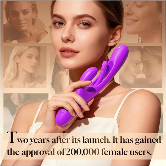 3-in-1 Rabbit Vibrator | G-Spot & Tongue Flapping Massager thumbnail 5