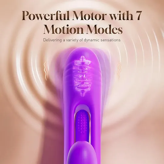 3-in-1 Rabbit Vibrator | G-Spot & Tongue Flapping Massager thumbnail 2