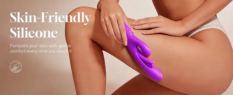 3-in-1 Rabbit Vibrator | G-Spot & Tongue Flapping Massager detail 4