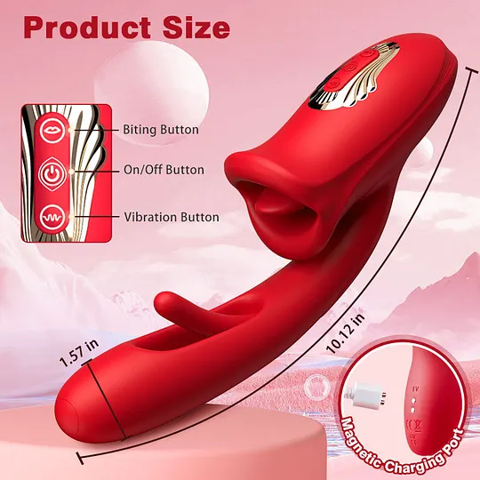 Shaped Biting Soother with Vibration & Flapping thumbnail 8