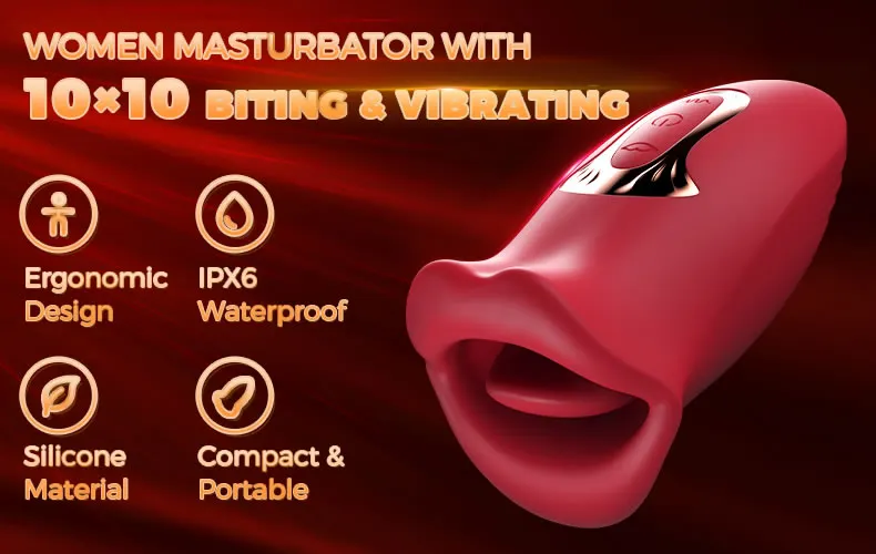 Glimette - 10 Modes Kissing Biting Vibe Tongue Pleasure detail 2