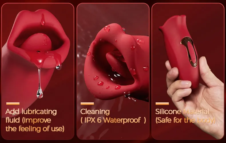 Glimette - 10 Modes Kissing Biting Vibe Tongue Pleasure detail 3