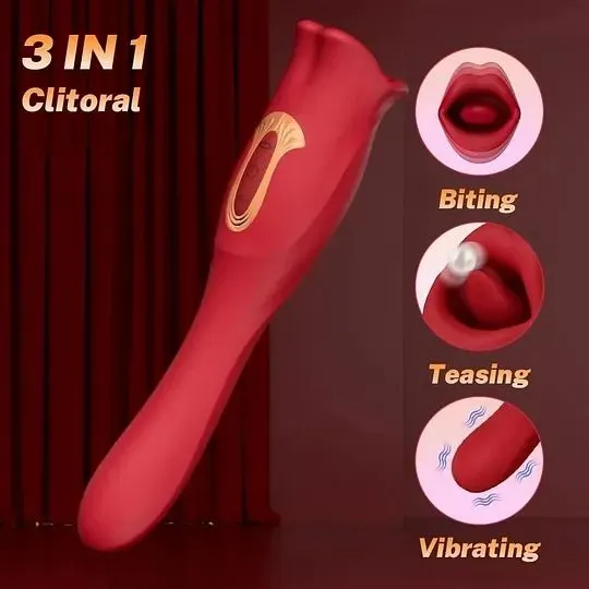 Glimette - 10 Modes Kissing Biting Vibe Tongue Pleasure thumbnail 4