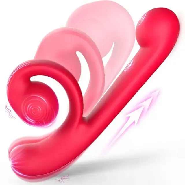 Rabbit Vibrator with Clit-Kissing Arm | Dual G-Spot & Clitoral Stimulator thumbnail 6